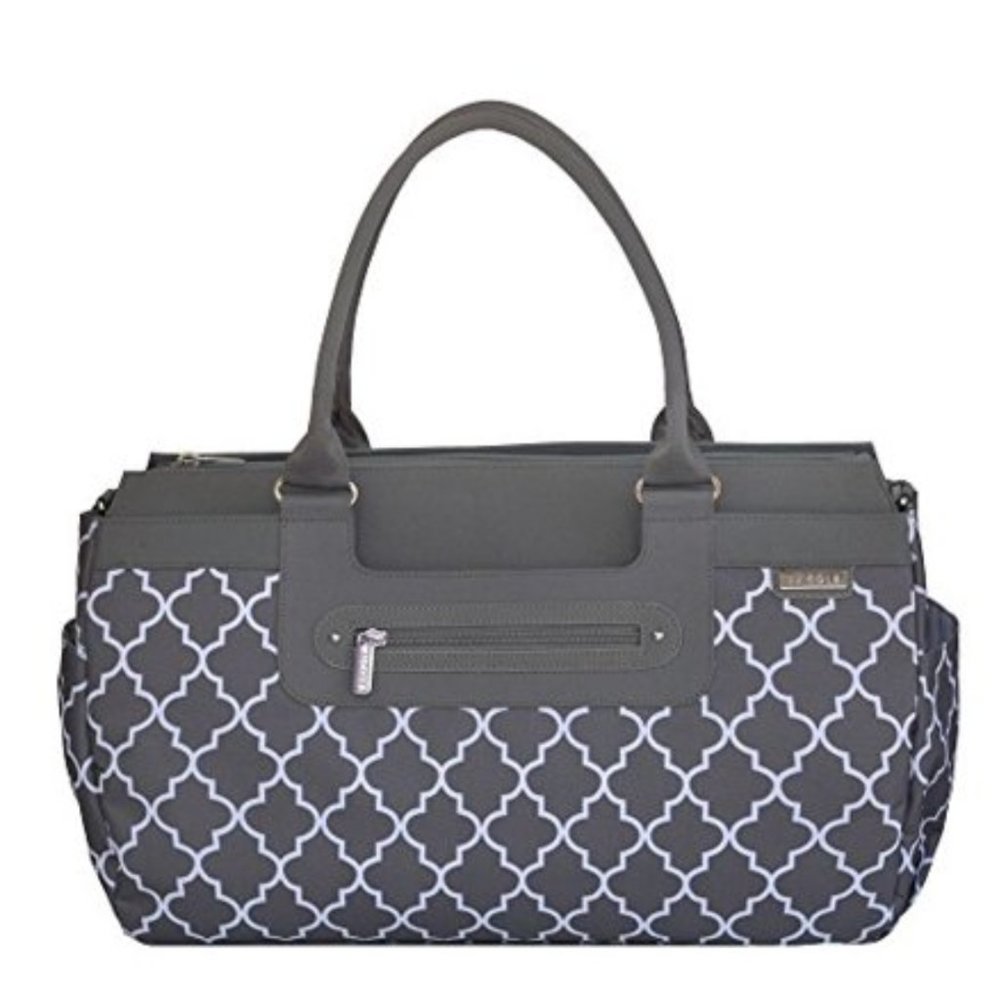JJ Cole Stone Arbor Satchel Diaper Bag